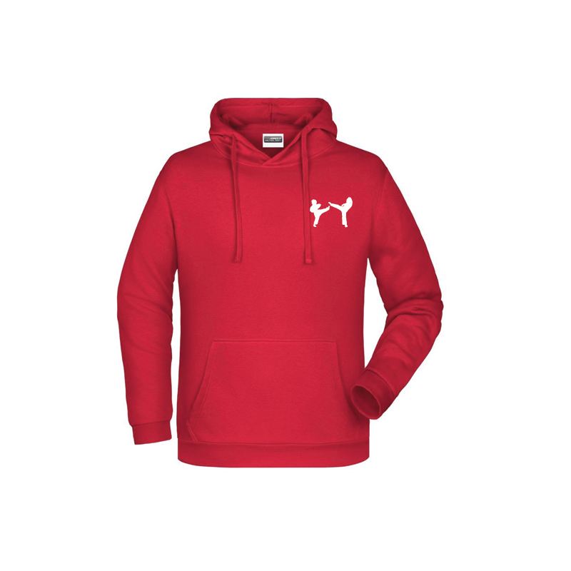 Taekwondo-Trumau Kapuzenpulli in Rot